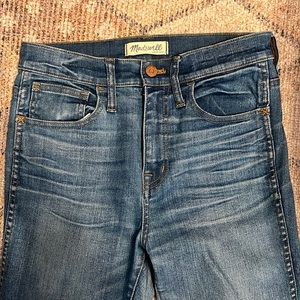 Madewell 10” High Riser Skinny Skinny Jean - Size 26